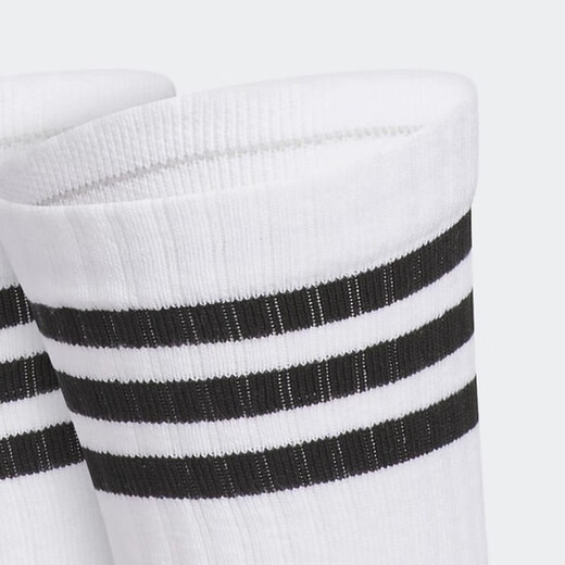 
Adidas (adidas) men's socks and women's socks 2024 winter new comfortable casual breathable sports socks JN4866 white JN4867 M