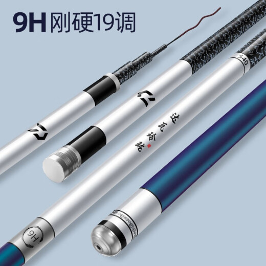 达瓦玲珑6H28调钓鱼竿手竿超轻超硬鲫鲤竿9H19调台钓竿高碳野钓休闲竿 719m 0M 高碳7H19调腰力强劲 2.7米送礼包+竿稍