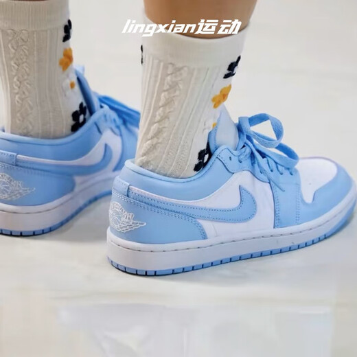 耐克（NIKE）air jordan 1 男鞋春季新款女鞋aj1低帮板鞋休闲篮球鞋 DC0774-1 FB9893-101 黑白 熊猫 35.5