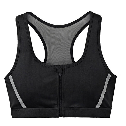 Camel (CAMEL) sports lingerie for women running yoga fitness outside wearing vest bra J0S1QL9905 black XXL