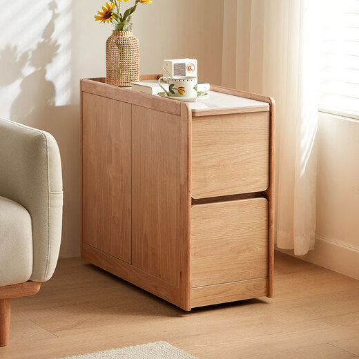 Lin's Home Mothable Rock Slal Margin Table basse table de salon Table de thé à côté du canapé mini-petite table [complet enfermé] ou2j-a