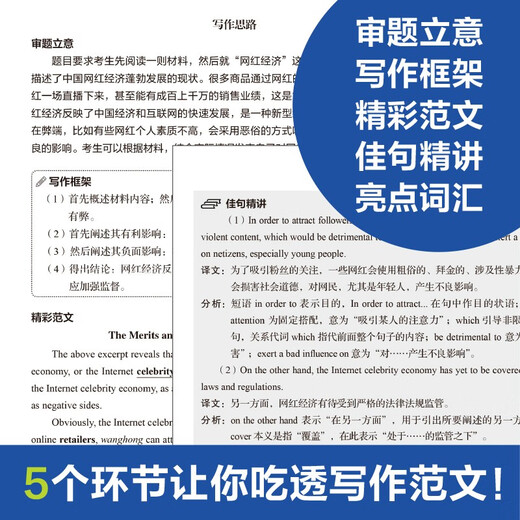 Preparing for the 2024 TEM4 new question type single breakthrough, high-scoring writing for English majors, fourth-year English writing, East China University of Science and Technology Press, fourth-year English major