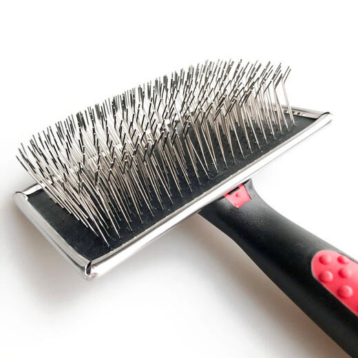 Chuanji cat pain-free comb dog comb pet hair pulling and knotting beauty fluffy needle comb H216 (hard needle extra large size)