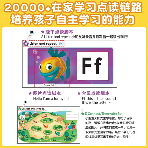 点读版牛津自然拼读教材 新版Oxford Phonics World 4级别 牛津拼读世界 幼少儿小学英语自然拼读phonics教材 小学礼物 小学教辅