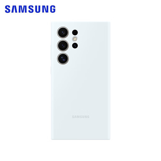 三星（SAMSUNG）Galaxy S24 Ultra原装硅胶保护壳 手机套 原厂保护壳 手机保护套 白色