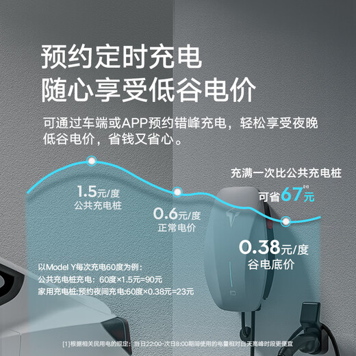 Telaidian charging pile 7kW kilowatt AC pile 4G interconnection external charging is suitable for Avita Feifan Buick ideal Volkswagen Xiaomi car su7 Cyrus journey intelligent version