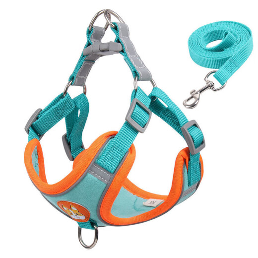 Zigman dog leash dog leash dog leash harness set S size small dog Teddy Bichon puppy dog ​​leash