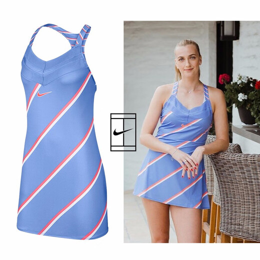 Nike (Nike) Kangyou.com 2024 Nike Nike Frauen Tennis Kleid Französisch Open Tennis Schnelltrockner Sportrock French Open CI9227-478 L