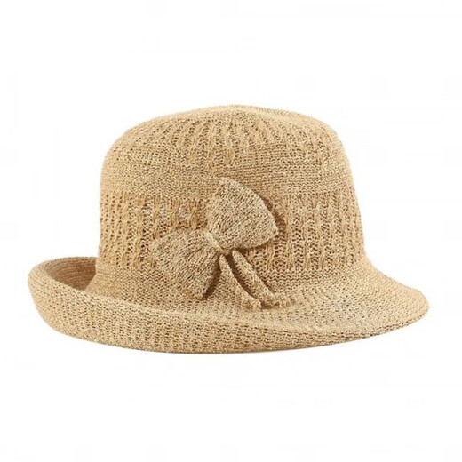 Schöne Frauenstraße cooler Top -Top koreanischer Stil faltbarer Sonnenschutzhut Sommer Strickfischer Hut Frauen Spring Britisch -Toper Casual Hundert Beige