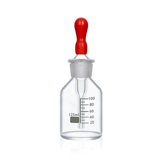 
Glass drop bottle for Keruicai Laboratory English-style scale drop bottle customizable General material brown 30ml 12162