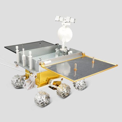 Meritor Figure 1 10 Lunar rover Zhurong Mars rover probe Chang'e 4 lunar rover simulation alloy static model 1 8 Chang'e 4 lunar rover Bluetooth version