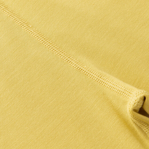 Mini Bala plant core warm core series boys and girls home set skin-friendly children's pajamas light earthy yellow 30711 100