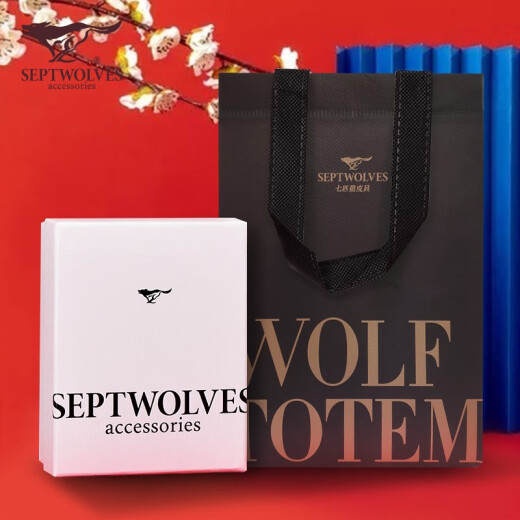Sieben Wölfe Ultra-Thin-Karten-Bag Herren Mini tragbares multifunktionales echtes Lederkarten Laden Cowhide Card Bag Geburtstag Geschenk für Freund vertikal Schwarz