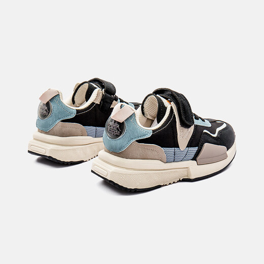 Kappa Kids Kappa children's father's shoes autumn and winter new lightweight boys' running shoes non-slip soft bottom girls' sports shoes black 31 suitable for foot length 191mm