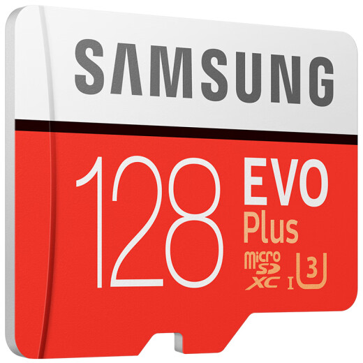 Samsung (SAMSUNG) 128GBTF (MicroSD) memory card 4KU3C10EVO upgraded version + reading speed 100MB/s supports 4K high-speed memory card