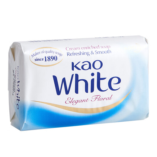 Kao (KAO) soap 130g*3 pieces original imported white milk white elegant floral soap bath soap