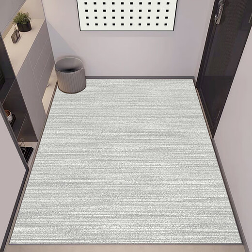 Dongsheng (Dong Sheng) Dongsheng Teppich Eingangstür Einfacher Eingangstür Leicht Luxus High-End Custom Balkon Schlafzimmer Wohnzimmer Eingangskorridor 3923 Hellgrau Custom 200x100 cm