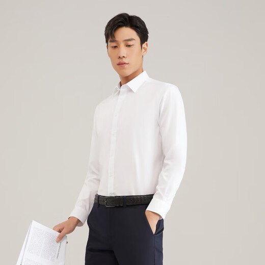 
Yager shirt men 2024 spring and autumn youth men casual formal shirt VLDP12134BJA white 40