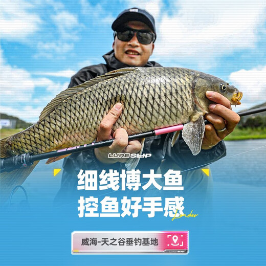 汉鼎幻小黑路滑套装纺车轮路亚竿全套大导环远投轻硬路亚杆直柄钓鱼竿 2.13米 鲤S702L单竿