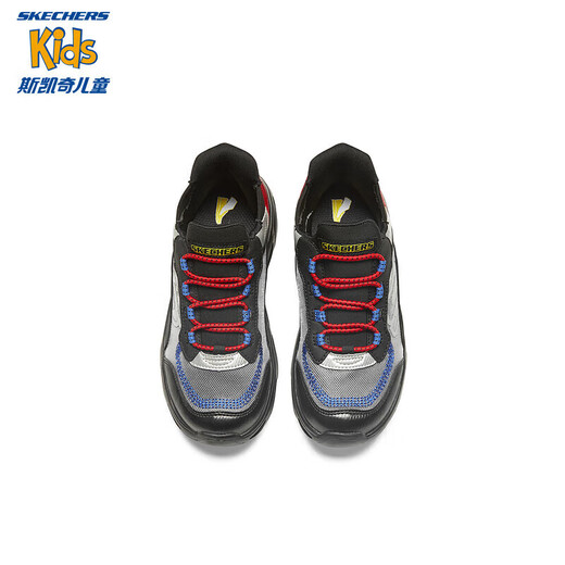 Skechers斯凯奇儿童闪穿鞋儿童跑步鞋秋季童鞋一脚蹬男童运动鞋403840L