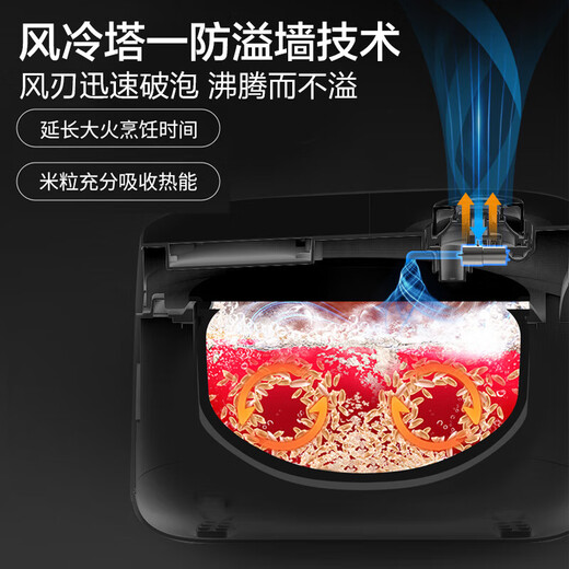 苏泊尔（SUPOR）本釜电饭煲电饭锅家用4L大容量多功能智能预约触碰柴火饭粥汤饭锅 SF40FC698本釜内胆 4L