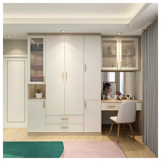 Quanyou Home Whole House Customization, Swing Door Wardrobe Customization, Multifunctional Lockers Customization, Modern Nordic Customization Earnest Money, the specific amount is subject to the actual design plan, please contact customer service for details