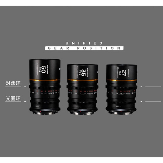 Laowa 1.5X anamorphic wide screen lens 27/35/50mm wide screen suitable for S35 format SLR mirrorless anamorphic lens independent mount accessories L mount mirrorless anamorphic lens independent mount Contact customer service to note the model