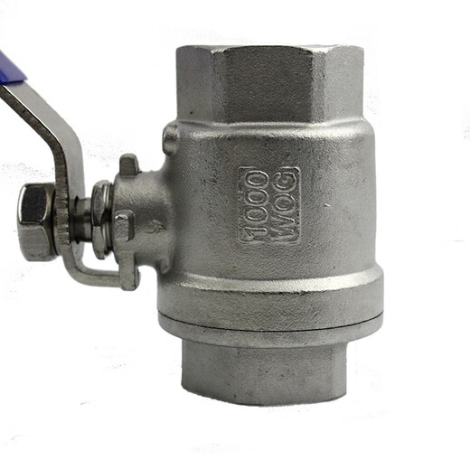 3042PC two-piece ball valve NPT thread internal thread straight thread G stainless steel two-piece Q11F soft seal 304 NPT1 DN25 L=73mm 495