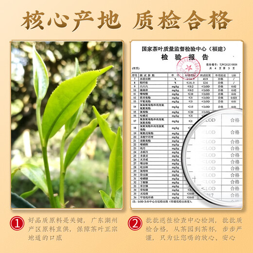 Zhonggu Imperial Tea Oolong Tea Phoenix Dan Tin Teng extra authentische Chaozhou Duck Scheiße Duft kalt gebrühte Tee-Geschenkbox 200g
