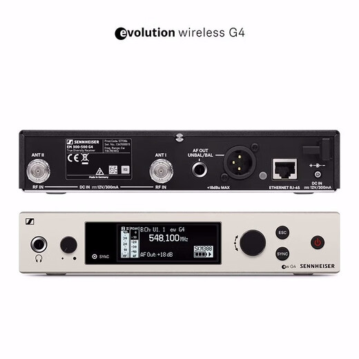 Sennheiser EW300 G4-835 865 935 945 Micrófono Handheld Micrófono inalámbrico EW300G4 Base Skm- s (sin cabeza de sonido)