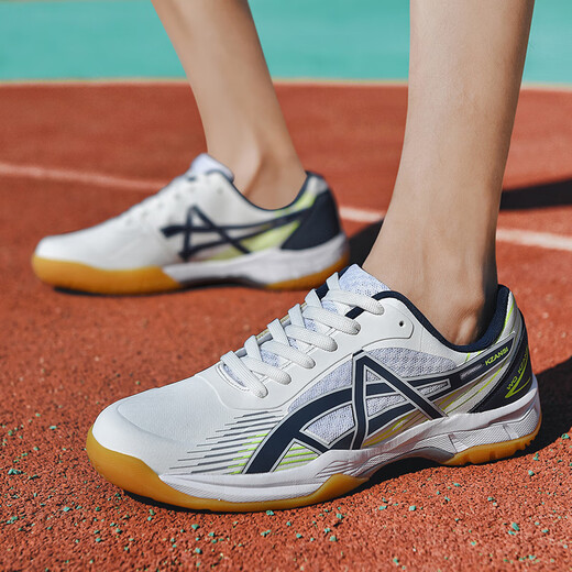 KUNY exports Japan badminton shoes men's shoes non-slip wear-resistant training shoes table tennis shoes volleyball shoes sports training mesh shoes blue 41