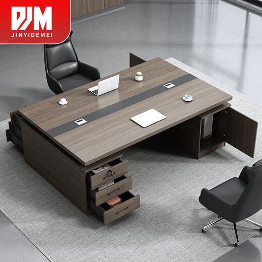 Jingyi Demei boss desk office desk face-to-face two-person supervisor manager desk financial desk and chair combination 1.6 meters double seat