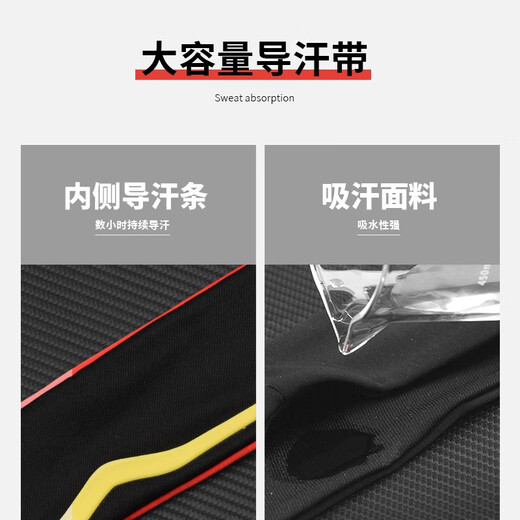 WRELS导汗运动发带健身女跑步夏季吸汗发捆篮球男防滑止汗头带夏季护额 云山蓝印花款【内置导汗条】