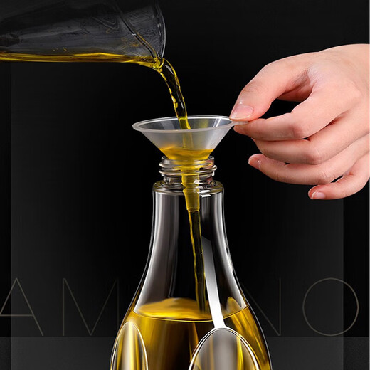 Chenbu oil spray bottle kitchen atomized glass seasoning bottle spray bottle barbecue baking press oil spray bottle edible oil spray bottle space silver 240ml