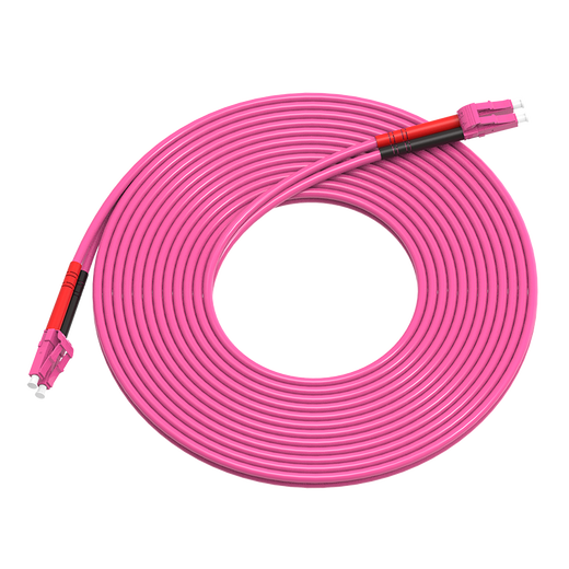 诺可信（Nokoxin）万兆多模光纤跳线lc-lc  OM4双芯尾纤100G速率阻燃低烟无卤LSZH抗弯曲跳纤光纤线 万兆多模双芯跳线 LC-LC（OM4） 10米