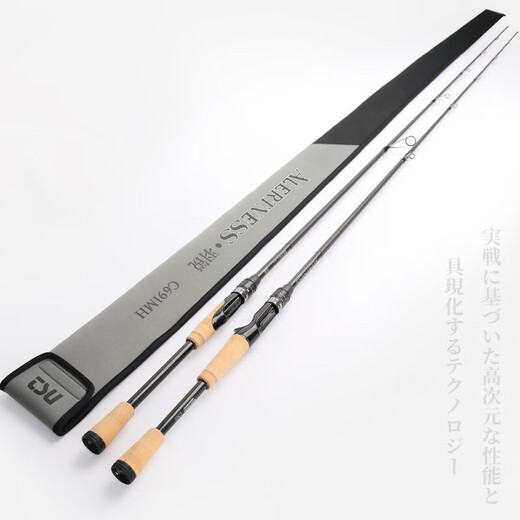 钓之屋（TSURINOYA）23新款羽锐独节路亚竿超快调高感度竞技级虫竿鳜鱼鲈鱼远投竿 独节2.07米超快调路亚竿S691MH