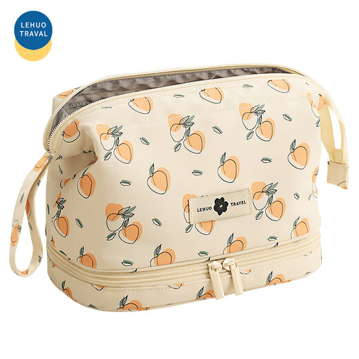 Lohas travel cosmetic bag, large-capacity portable toiletry and skin care product storage bag, a must-have artifact for women traveling on business