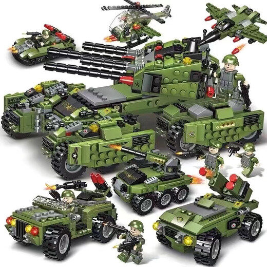 Compatible with Lego building blocks military tanks, huge boys birthday gift assembly toys for children aged 6-12, Type 85 tank [Send two boys + disassembly device]