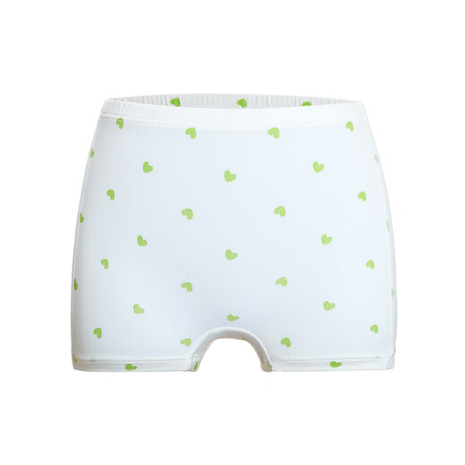 AIMER Los niños adoran la ropa interior infantil de la niña modal de la esquina plana modal 3 parejas de ropa interior femenina AK123B673 Green White 120