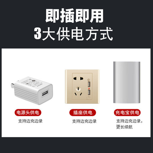 巧度小型监控摄像头家用4G5G手机远程无线WiFi网络家庭高清监控器家用摄像机形免插电智能摄影探头 4G5G流量监控一体机【16G存储卡