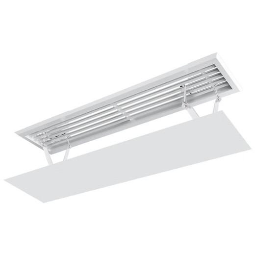 接运猫四方形吸顶空调挡风板防直吹出风口挡板天花机挡风罩遮风板 四方形白色35*35基础款