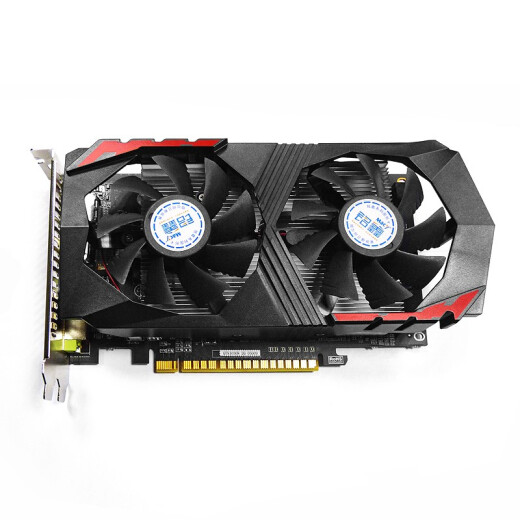 MingXIN GTX1050TI-4GBD5 independent graphics/chicken eating/game/high-definition video/low power consumption/interest-free shopping Vision Wind GTX1050TI 4GBD5-Dual Fans
