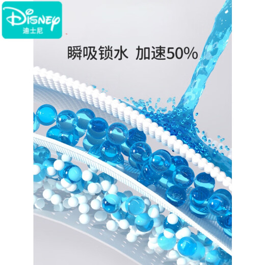 迪士尼（Disney）尿布婴儿可洗纯棉尿戒子宝宝纱布尿不湿尿片介子布尿裤新生儿芥子 防侧漏-4条(超透气 拒绝红PP) 1片装 M：37CMx36CM(适合0-3个月 5-10