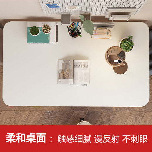 Zhuobo computer desk lifting table desk study table student writing table long table BZ07 white 120*60cm