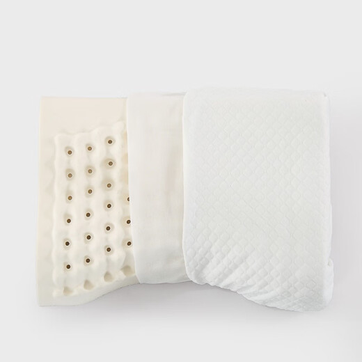 LOVO Home Textile Latex Pillow Thailand imported core pressure-relieving massage particles Thailand natural directly sourced latex pillow Thai latex massage pillow-high pillow 39*59