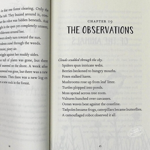 荒岛机器人1 英文原版 The Wild Robot 凯迪克奖插画师作品 Peter Brown