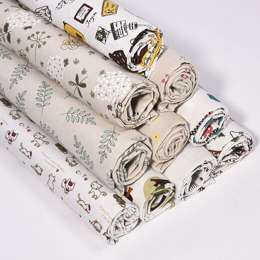 Jiazhilu tablecloth cotton and linen small fresh rectangular tablecloth tea table cloth tablecloth ins style desk cloth student dormitory wave navy 100*150cm