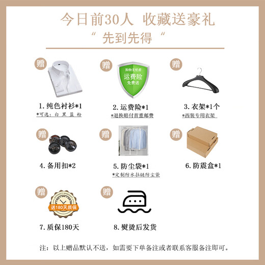 Shanshan British suit men's suit slim small suit business professional formal attire accompanying groom wedding dress casual suit black double button suit + trousers L recommended 125Jin Jin equal to within 0.5 kg