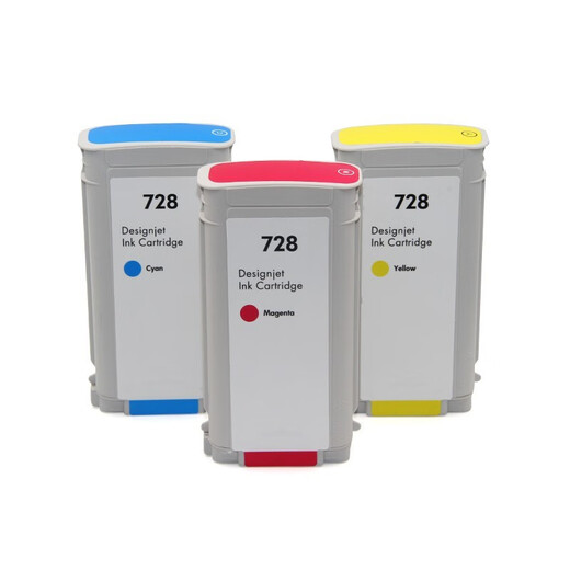
Beijing Cheng Suitable for HP HP728 Ink Cartridge HP DesignJet T730 T830 Plotter T1600 2600 Printer [300ml] HP 728 Large Capacity Cyan Ink Cartridge C