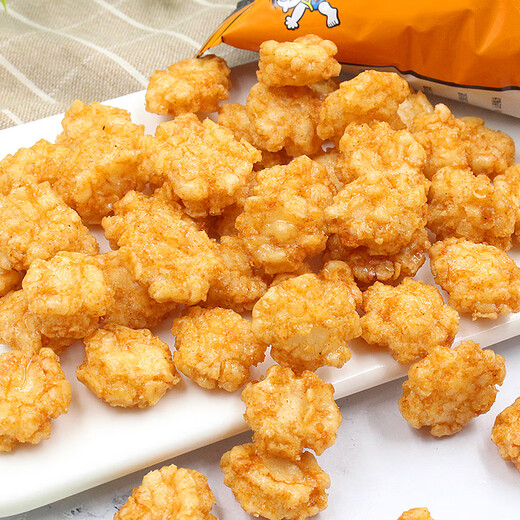 Want Want Little Crispy Chicken Rice Krispies Nostalgic Children's Internet Celebrity Office Drama Catch-Up Puffed Snacks Snacks Snacks Snacks Snacks Snacks Mixed Flavors 10 Packs*18g